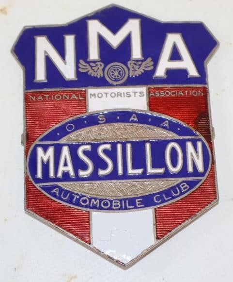 NMA Massillon Cloisonne Radiator Badge