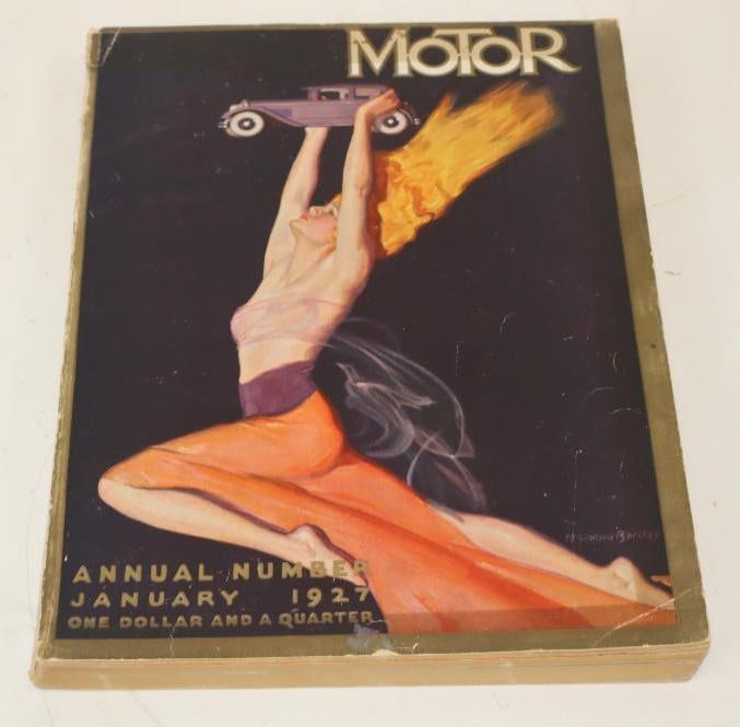 1927 Motor Annual Show Book: 10" x 13.5" x 1"