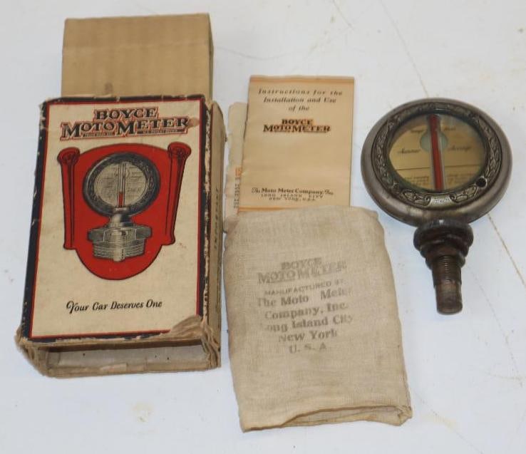 1920's Boyce Moto-Meter In Original Box