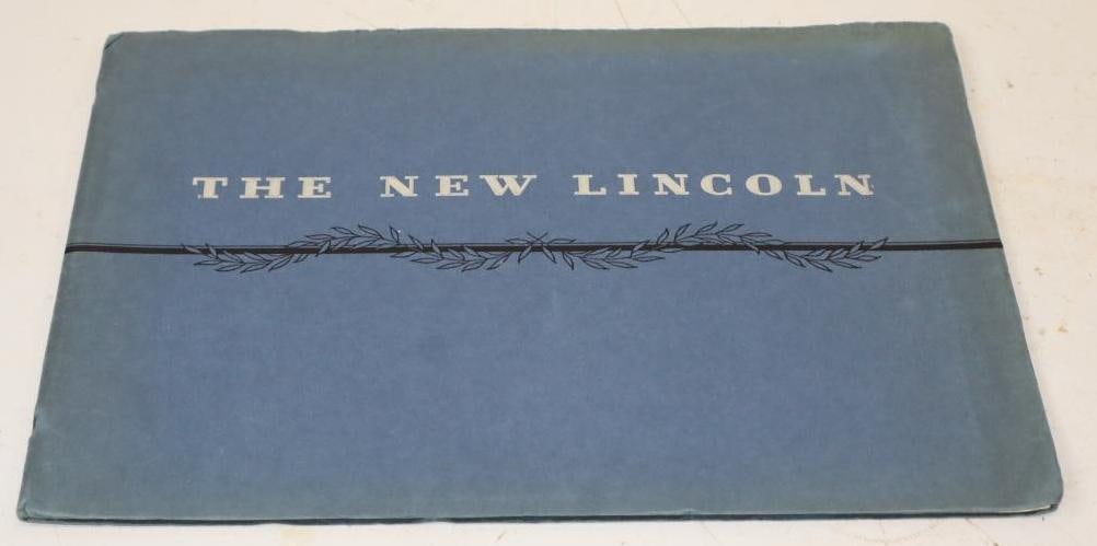 1931 The New Lincoln Dealership Brochure Book: 14" x 10"