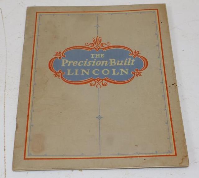 The Precision-Built Lincoln Dealership Brochure Book: 7" x 9.5"
