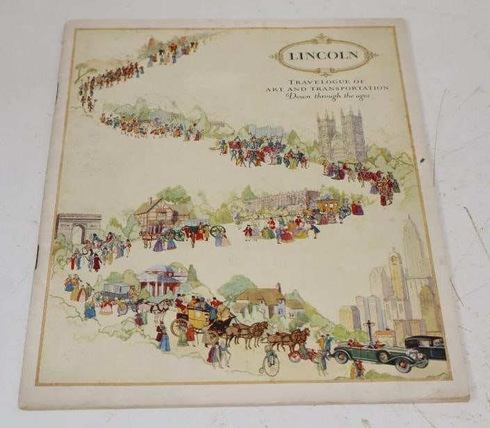 1927 Lincoln Motor Car Travelogue of Art and Transportation (1 of 4)