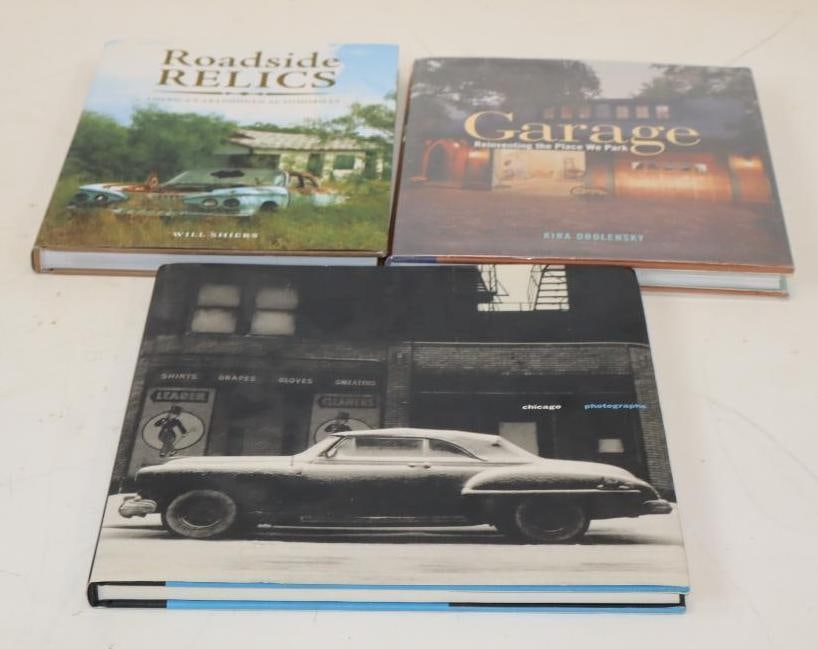 Group of 3 Roadside Relics, Garage, and Chicago Photographs Hardbound Car Books (1 of 5)