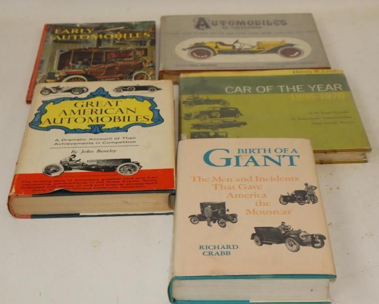 Group of 5 Early Automobile Hardbound Books (1 of 7)