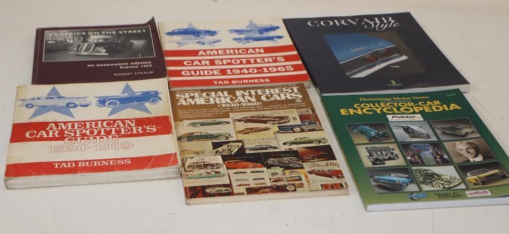 Group of 6 American Automobile and On The Streets of France Car Books (1 of 8)