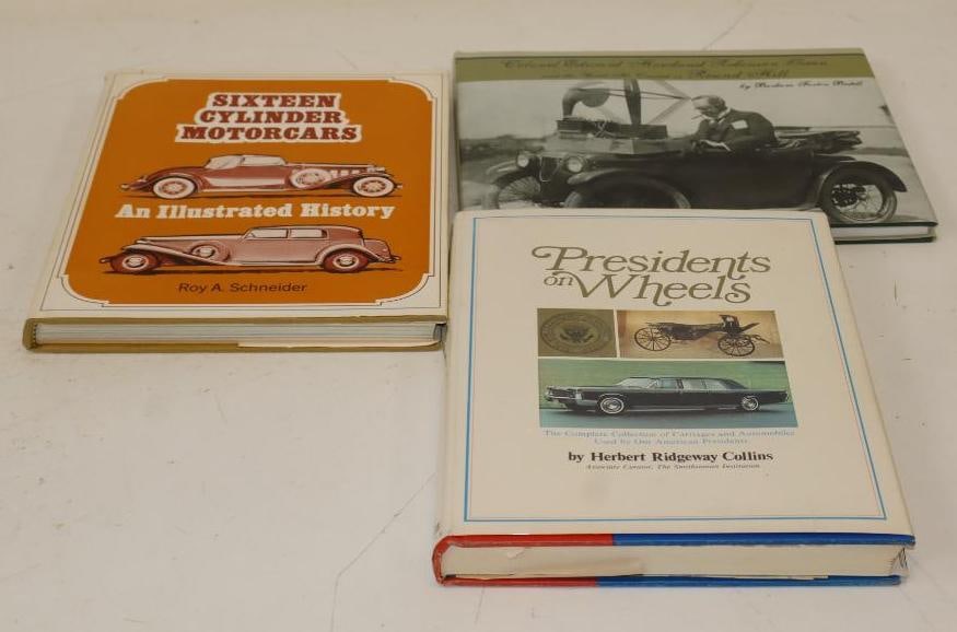 Group of 3 16 Cyl, Presidents on Wheels, Colonial Edward Howland Robinson Green Hardbound Automobile (1 of 5)