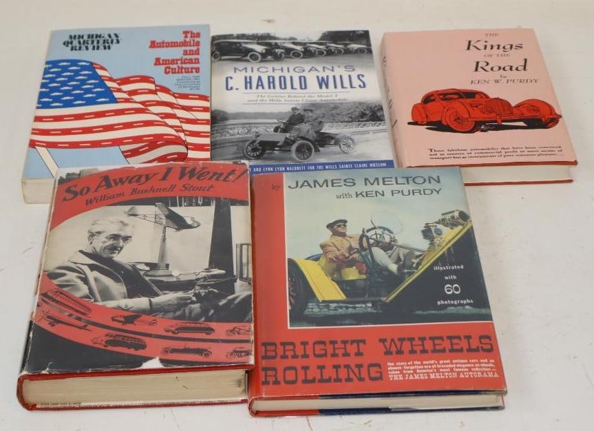 Group of 5 Early Automobile Car Books (1 of 6)