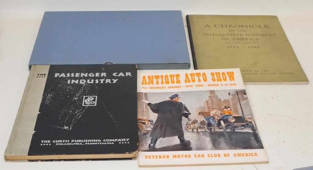 Group of 4 Early Automobile History and 1948 Antique Auto Show Books (1 of 6)