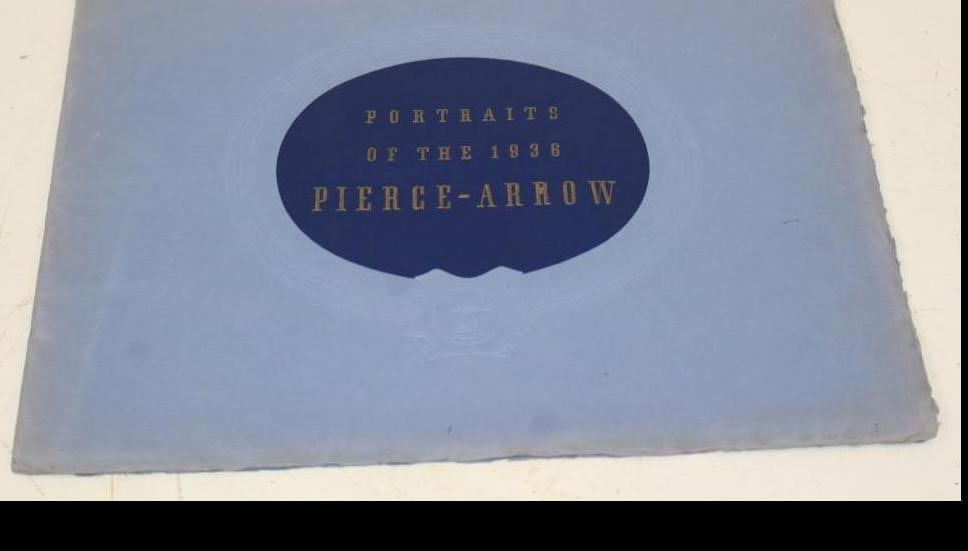 Portraits of the 1936 Pierce-Arrow Dealership Brochure Book: 13" x 10"