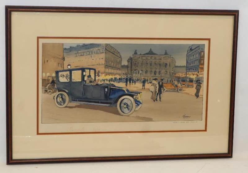 1915 Renault Automobile Framed Print: 35x23.5