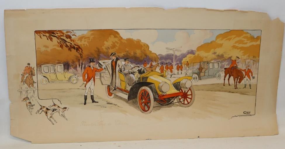 Marguerite Gamy Le Rendez-Vous De Chasse Reproduction Print (1 of 5)