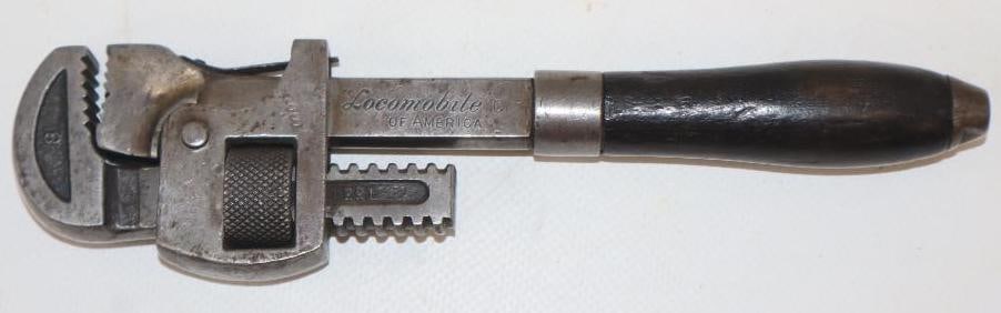 Locomobile Of America Adjustable Stillson's Wrench Number 8: 7x1.75x.5
