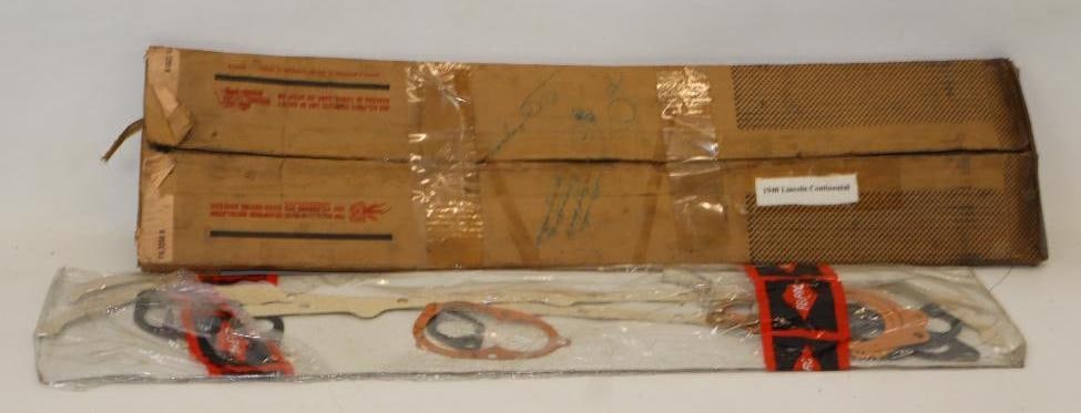 Group Of 2 1940 Lincoln Continental Engine Gaskets: 33.5 Inches Long