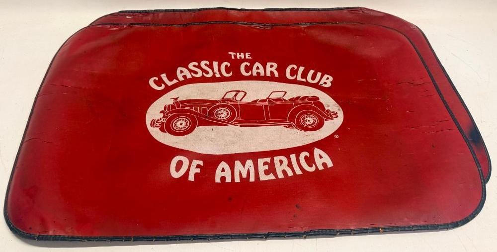 Group Of 2 Classic Car Club Of America Fender Covers: 36x25 Each