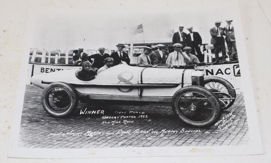 1922 Indianapolis Motor Speedway Race Winner Black And White Photo: 8x10