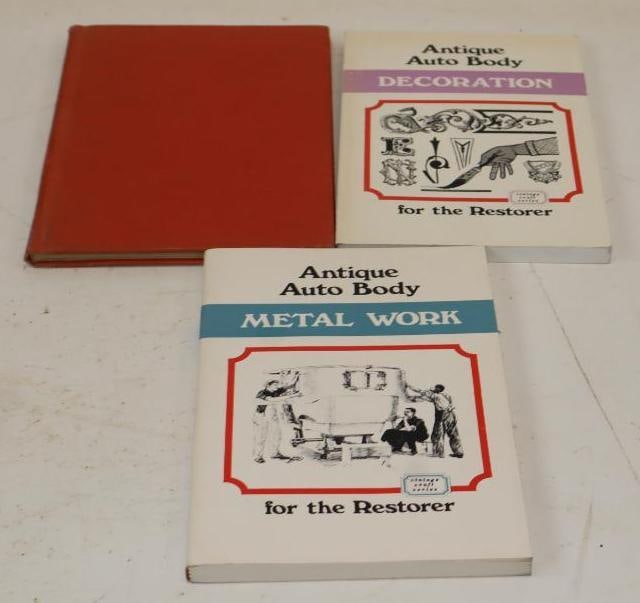 Group Of 3 Antique Auto Body And Famous Old Cars Books (1 of 5)