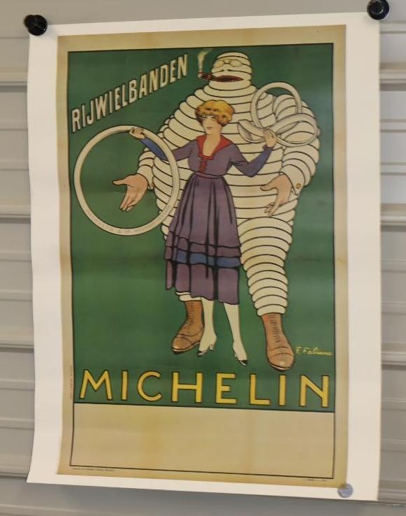 Michelin Man Bibendum Reproduction Advertising Poster (1 of 5)