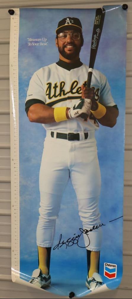Reggie Jackson Oakland Athletics Height Chart Poster (1 of 5)