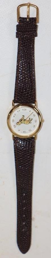 Wrap Watch Inc. Wrist Watch With Golden Retriever & Leather Band (1 of 3)