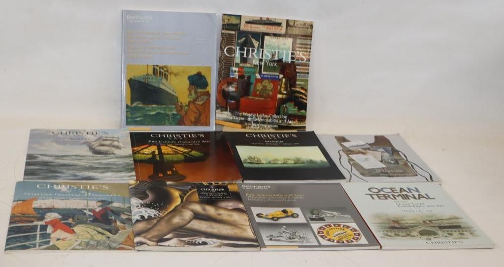 Group Of 10 Paperback Books On Oceanliner And Maritime: 8x10.5x.25 Each