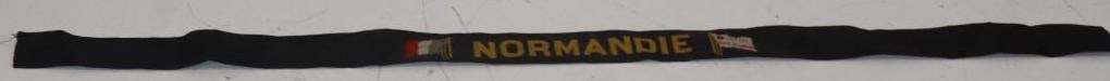 Normandie Cruiseliner Hat Ribbon: 24" x 1.25"