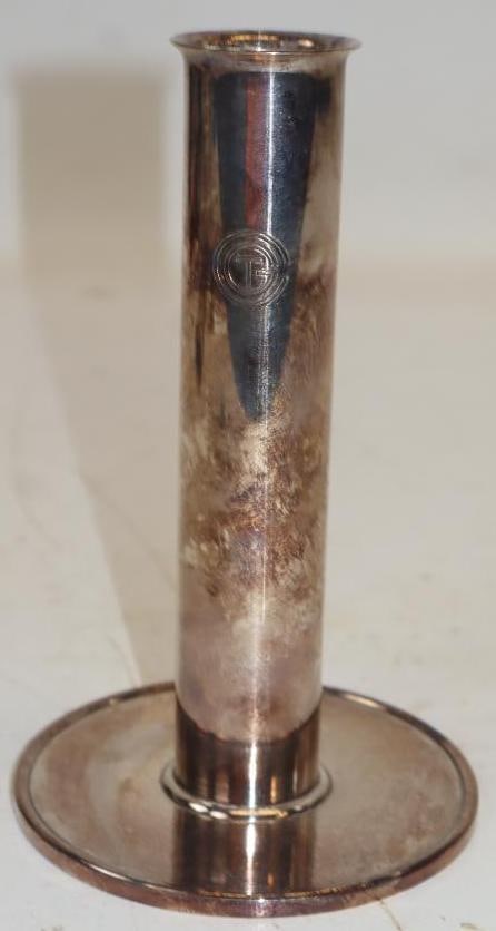 S.S. Normandie Silver Plated Bud Vase (1 of 4)
