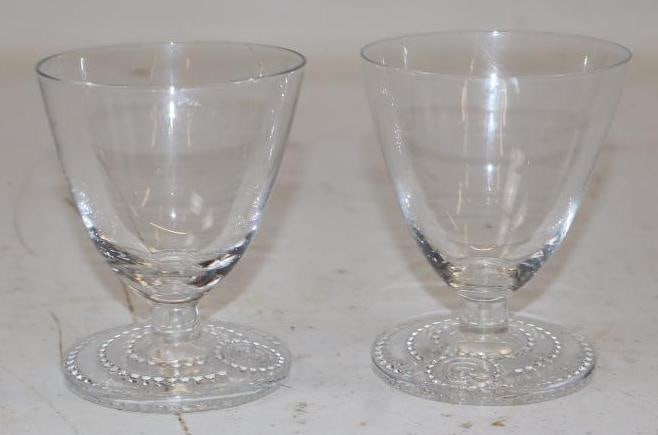 Group of 2 S.S. Normandie Crystal Wine Glasses (1 of 4)