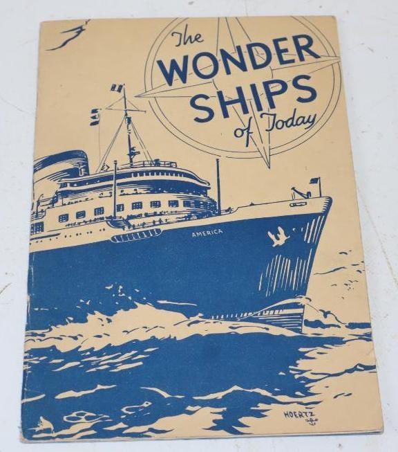 The Wonder Ships Of Today Complete Sticker Book From Colonial Baking Company (1 of 4)