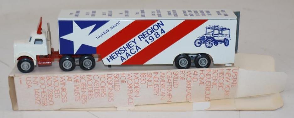 Winross 1984 Hershey Fall Meet Semi Truck In Original Box: 9.25x2.5x1.5