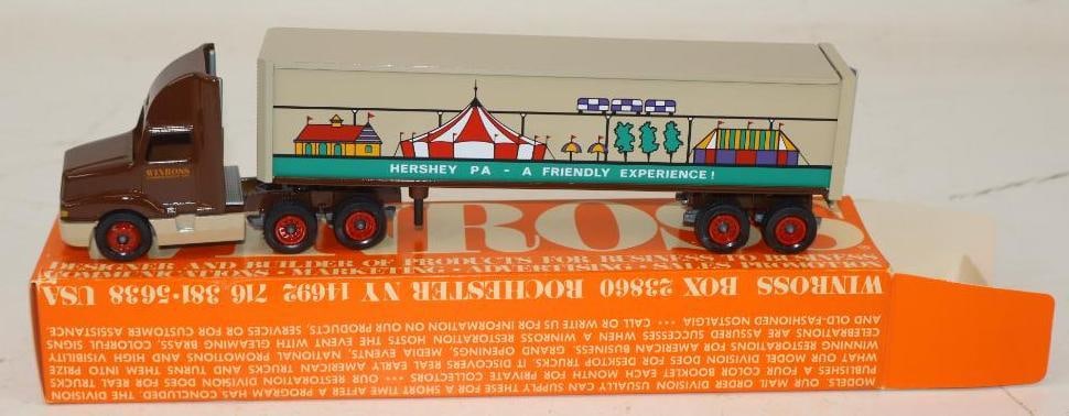 Winross Hershey Annual Flea Market and Car Show Semi Truck In Original Box: 9.25x2.5x1.5