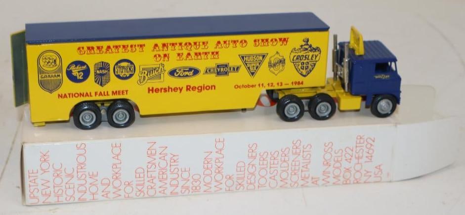 Winross 1984 Hershey Fall Meet Semi Truck In Original Box: 9.25x2.5x1.5
