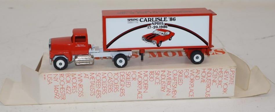 Winross 1986 Fall Carlisle Semi Truck In Original Box: 9.25x2.5x1.5