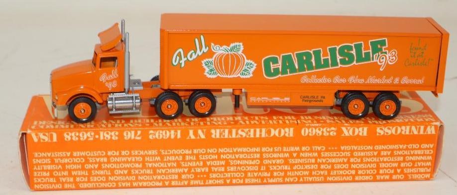 Winross 1993 Fall Carlisle Semi Truck In Original Box: 9.25x2.5x1.5