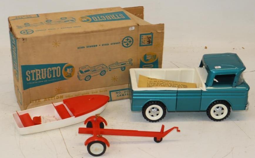Structo NOS pickup Truck In Original Box: 7.5x10.5x5