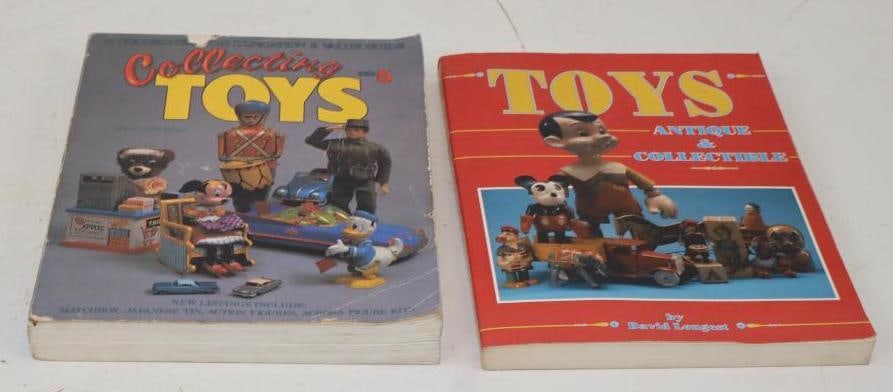 Group of 2 Vintage Toy Collecting Price Guide Books: 8.5x11 Each