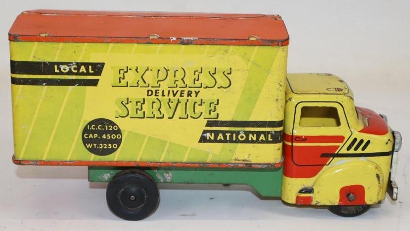 Express Delivery Service Tin Litho Delivery Truck: 9.5x3.5x5
