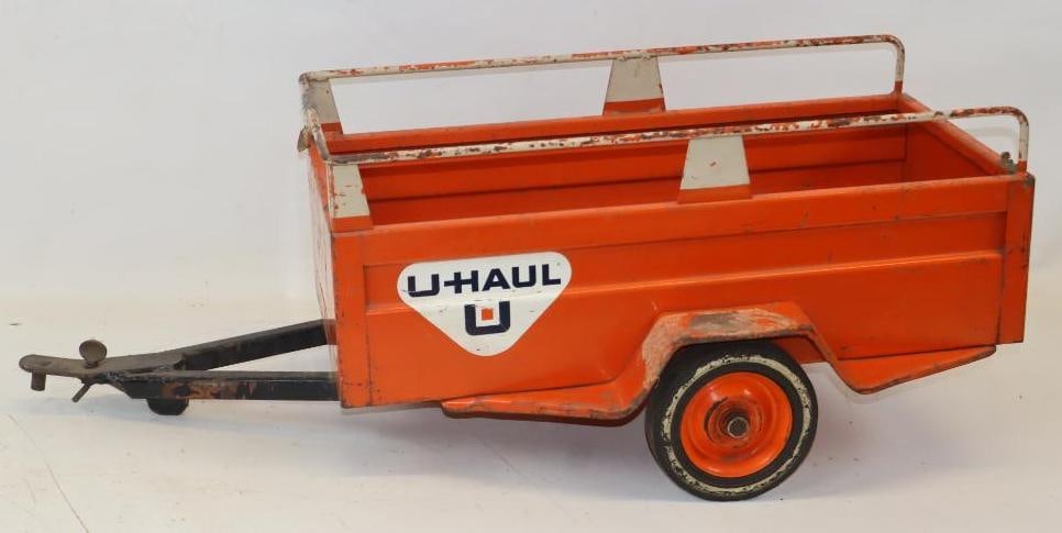 1960s Pedal U-Haul Trailer: 35x15x13