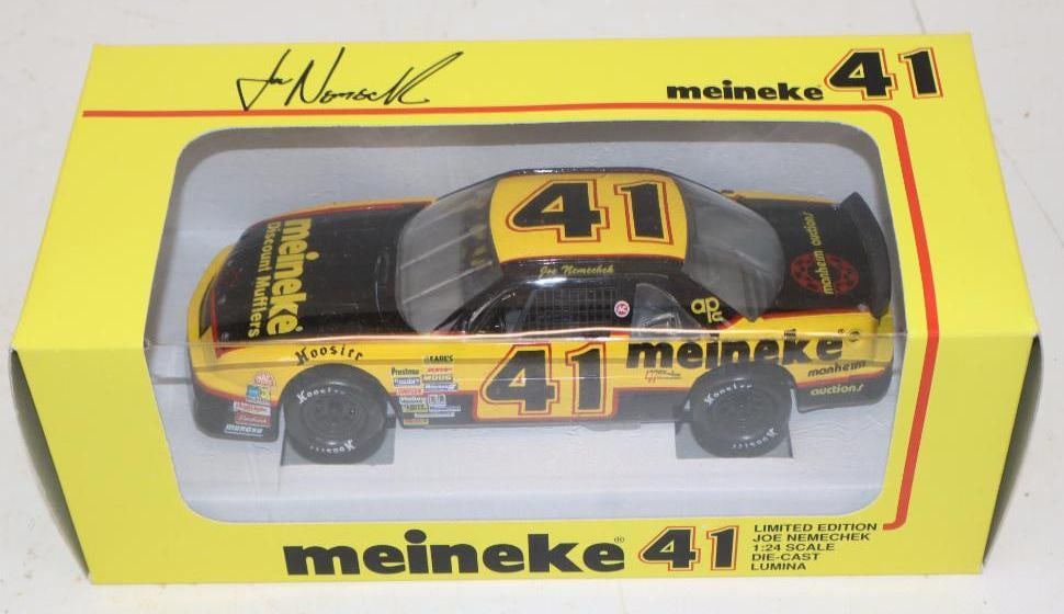 1994 Accurate Miniatures Meineke Racing 1/24 Joel Nemechek #41 Diecast Car In Original Box: 10.5x5x4