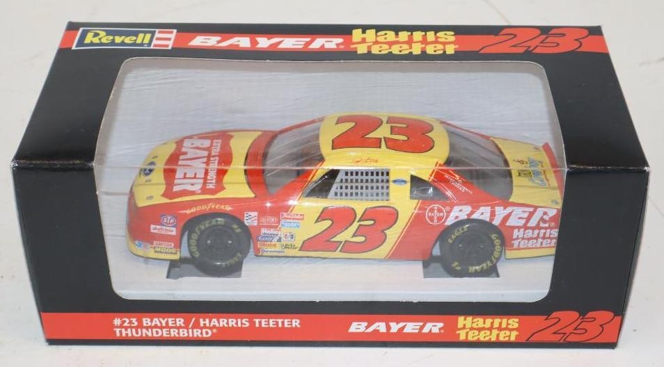 1995 Revell Bayer Harris Teeter Racing 1/24 #23 Diecast Race Car In Original Box: 10x5x4