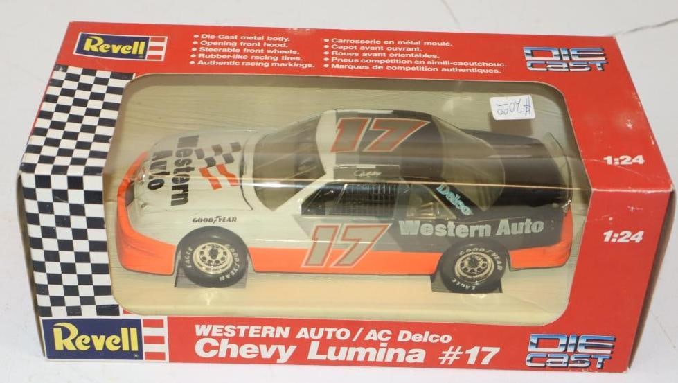 1991 Revell Western Auto/Deco Racing 1/24 #17 Diecast Race Car In Original Box: 10x5x4