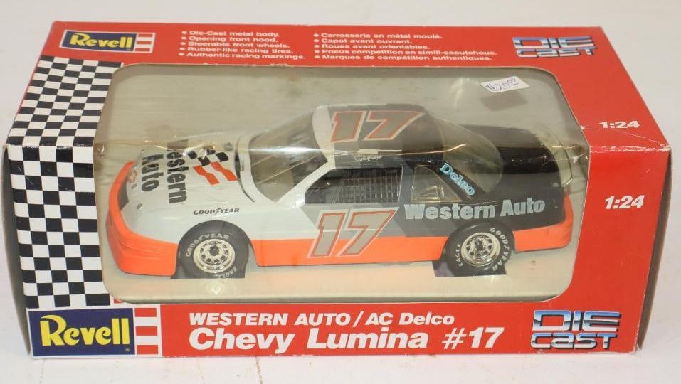 1991 Revell Western Auto/Delco Racing 1/24 #17 Diecast Race Car In Original Box: 10x5x4