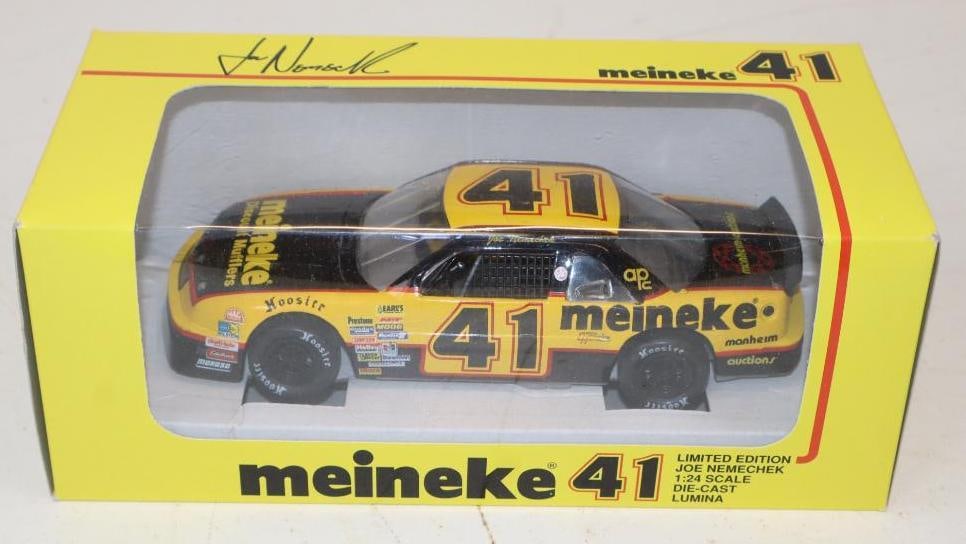 1994 Accurate Miniatures Meineke Racing Joe Nemechek 1/24 #41 Diecast Race Car In Original Box: 10.5x5x4