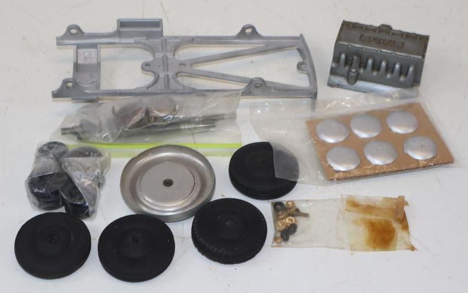Group of 11 Smith Miller and Structo Toy Truck Parts: Largest is 9.5x4x2