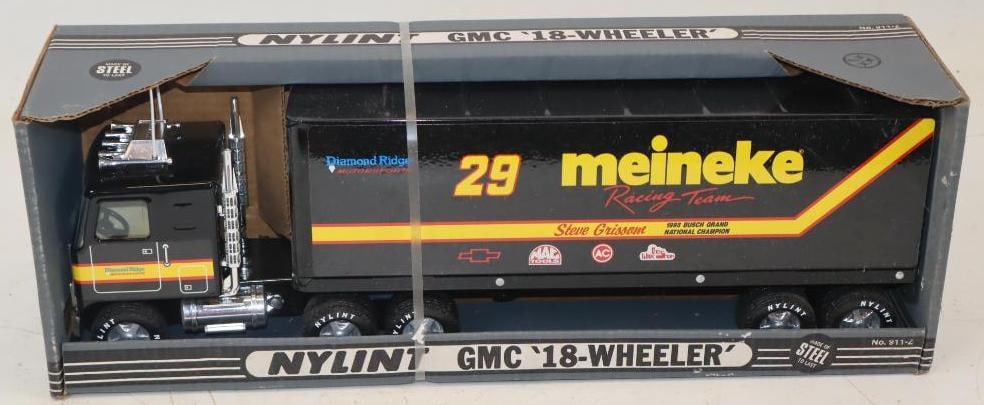 Nylint Meineke Racing 18 Wheeler In Original Box: 22x6x8