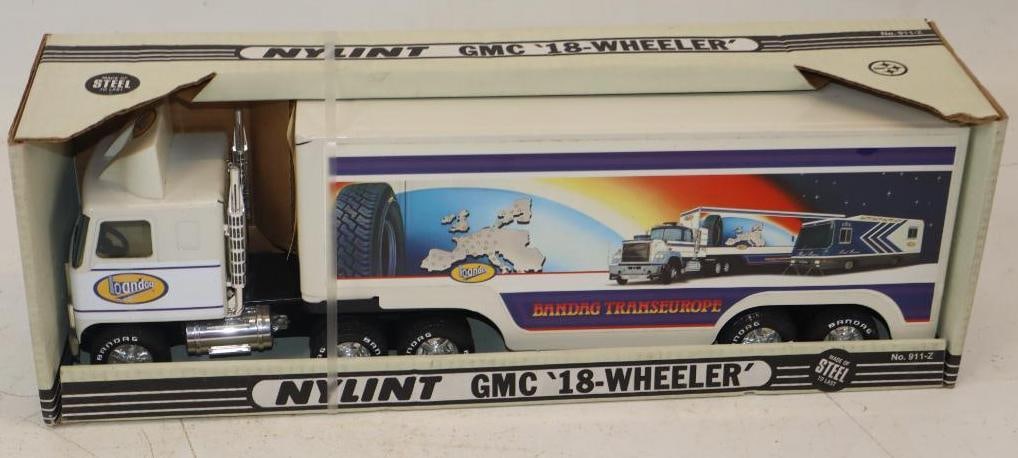 Nylint Bandag Transeurope 18 Wheeler In Original Box: 22x6x8