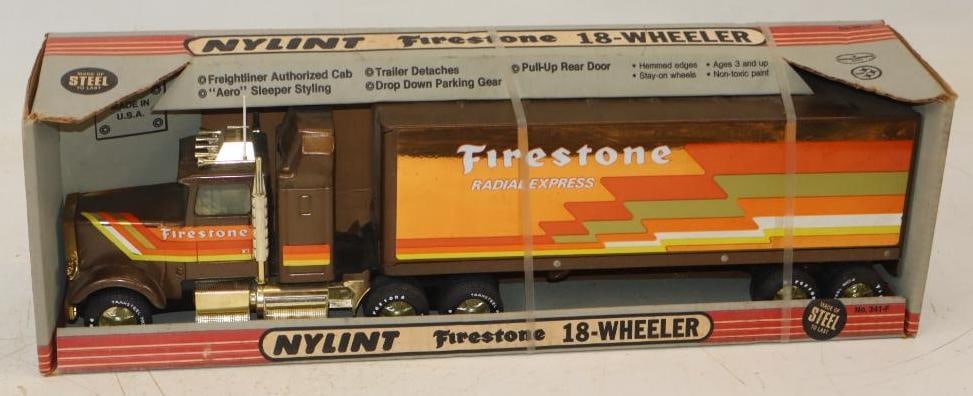 Nylint Firestone Radial Express 18 Wheeler In Original Box: 22x6x8