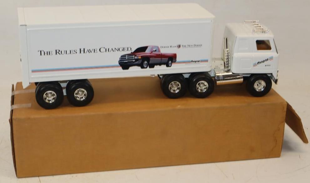 Ertl Mopar Dodge Ram Semi Truck In Original Box: 22x8x8
