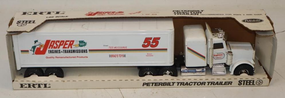 Ertl Jasper Engines Tractor Trailer In Original Box: 23x5.5x5