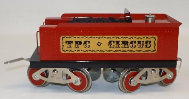 McCoy Standard Gauge TPC Circus Tender Train Car: 10x3.5x4