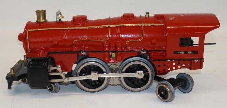McCoy Standard Gauge Chief Jeremy TPC Circus 8 Wheel Locomotive Train Car: 14.5" x 3.5" x 6"